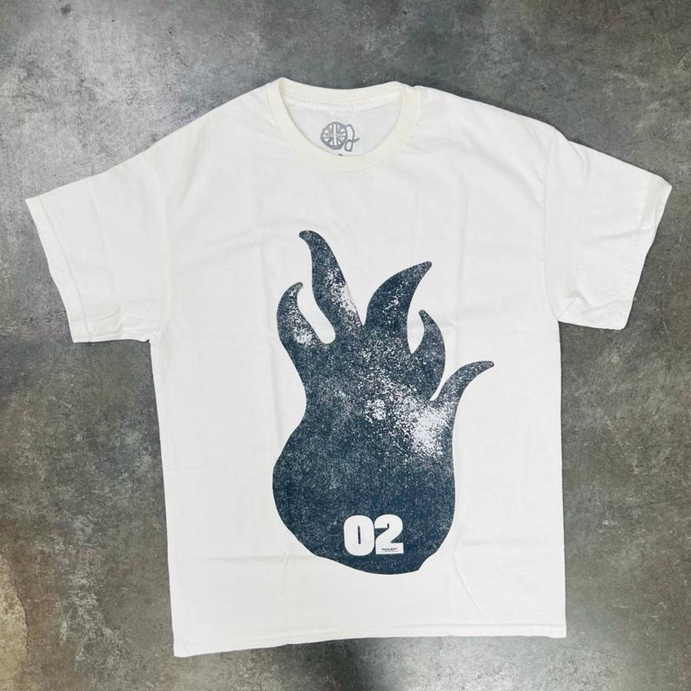 Travis Scott O2 Live Flame Head Tee 'Off White' - XL